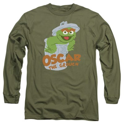 Sesame Street/flat Oscar Long Sleeve Shirt