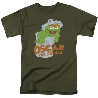 Sesame Street/flat Oscar T-Shirt