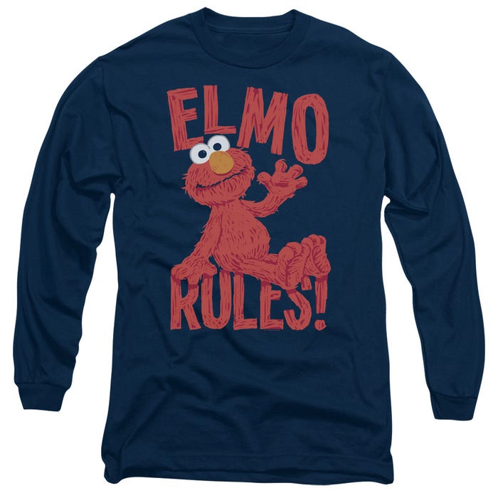 Sesame Street/elmo Rules Long Sleeve Shirt