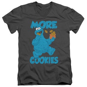 Sesame Street/more Cookies V-Neck T-Shirt