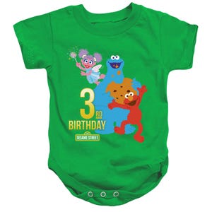 Sesame Street 3rd Birthday Baby Bodysuit