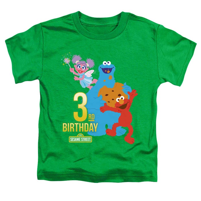 Sesame Street 3rd Birthday Toddler T-Shirt