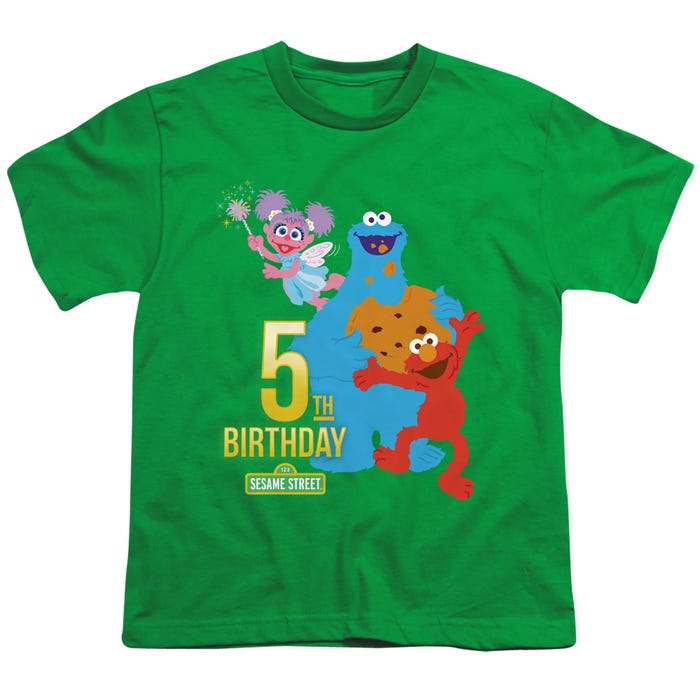 Sesame Street 5th Birthday Kids T-Shirt
