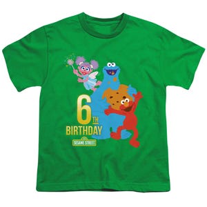 Sesame Street 6th Birthday Kids T-Shirt