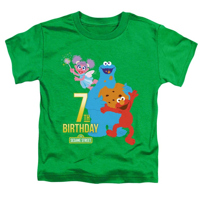 Sesame Street 7th Birthday Toddler T-Shirt
