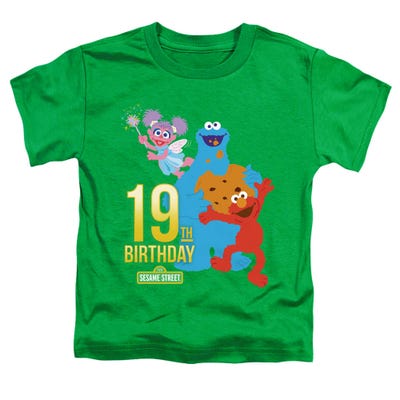 Sesame Street 19th Birthday Toddler T-Shirt