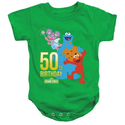 Sesame Street 50th Birthday Baby Bodysuit