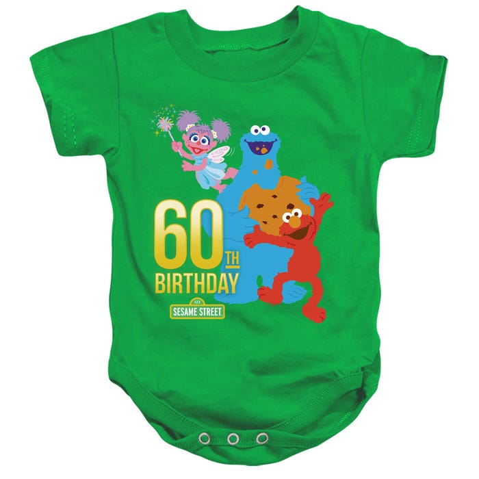 Sesame Street 60th Birthday Baby Bodysuit