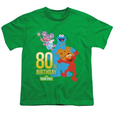 Sesame Street 80th Birthday Kids T-Shirt