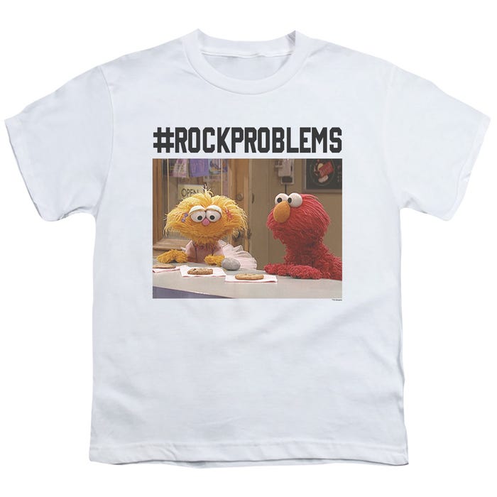 Sesame Street Elmo Rock Problems Kids T-Shirt