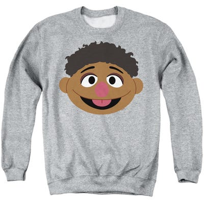Sesame Street/tamir Face Sweatshirt