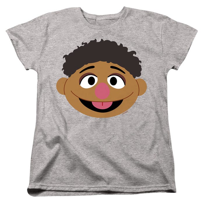 Sesame Street/tamir Face Womens T-Shirt