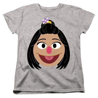 Sesame Street/ji-young Face Womens T-Shirt