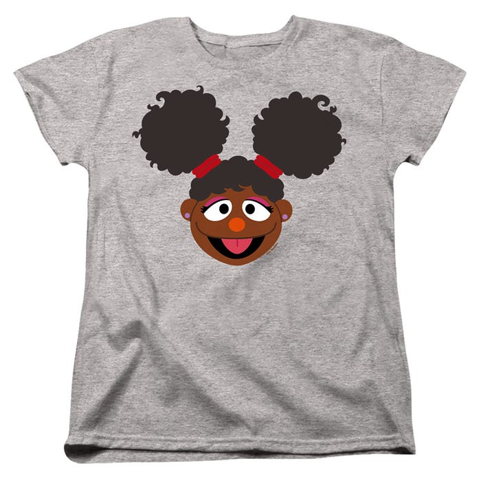 Sesame Street/gabrielle Face Womens T-Shirt