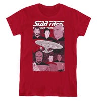 Star Trek - Captain and Crew Womens T-Shirt