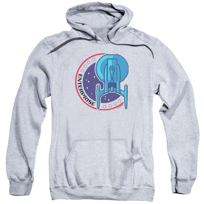 Star Trek - Enterprise Patch Heather Hoodie
