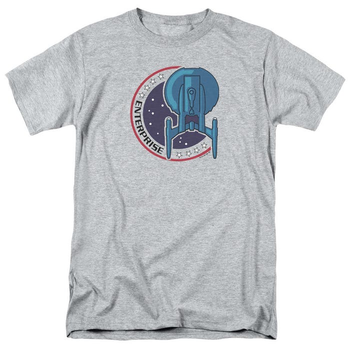Star Trek - Enterprise Patch Heather T-Shirt