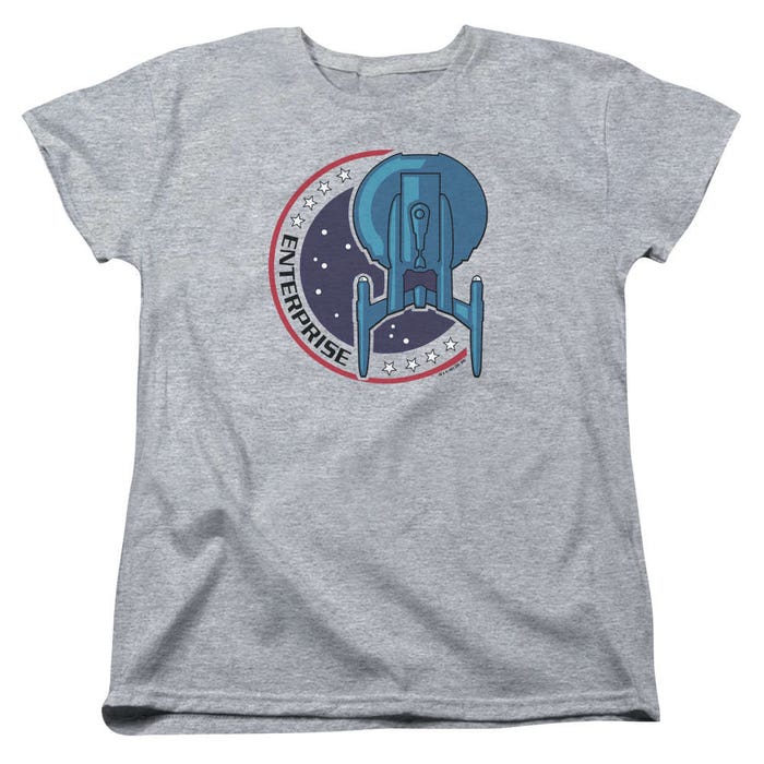 Star Trek - Enterprise Patch Heather Womens T-Shirt