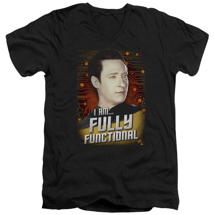 Star Trek - Fully Functional V-Neck T-Shirt