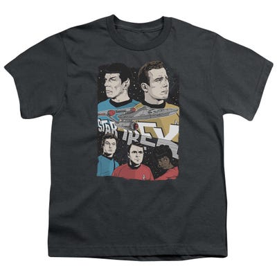 Star Trek - Illustrated Crew Kids T-Shirt