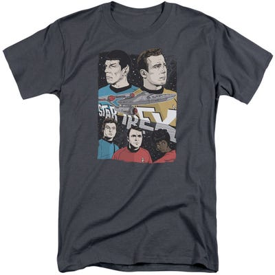 Star Trek - Illustrated Crew Tall T-Shirt
