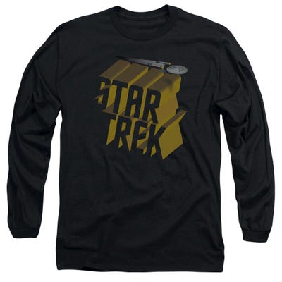 Star Trek 3D Logo Long Sleeve Shirt