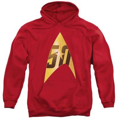 Star Trek 50th Anniversary Delta Red Hoodie