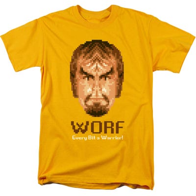 Star Trek 8 Bit Warrior T-Shirt