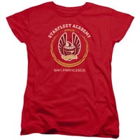 Star Trek Academy Heraldry Womens T-Shirt
