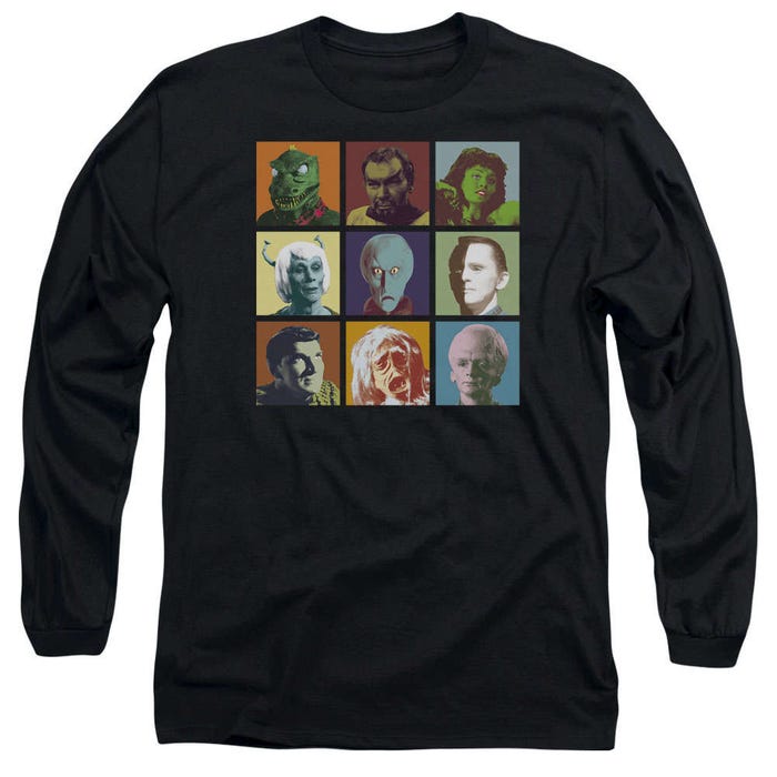 Star Trek Alien Squares Long Sleeve Shirt