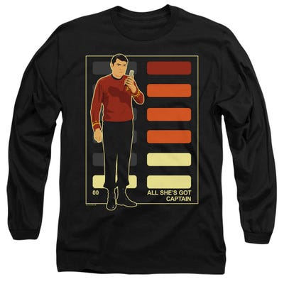 Star Trek All Shes Got Captain Long Sleeve Shirt