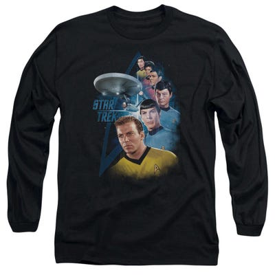 Star Trek: Amoung The Stars Galaxy Long Sleeve Shirt