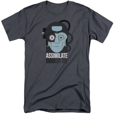 Star Trek Assismilate Or Die Tall T-Shirt
