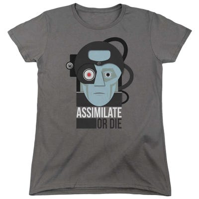 Star Trek Assismilate Or Die Womens T-Shirt