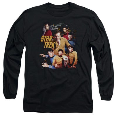 Star Trek At The Controls Long Sleeve Shirt