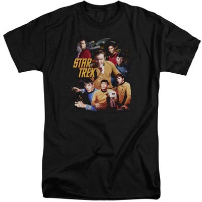 Star Trek At The Controls Tall T-Shirt