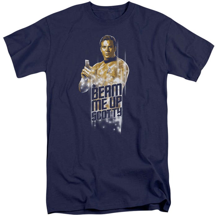 Star Trek Beam Me Up Tall T-Shirt