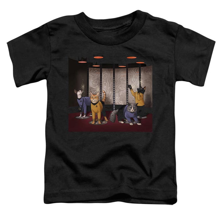 Star Trek Beam Meow Up Toddler T-Shirt