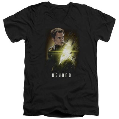 Star Trek Beyond Chekov Poster V-Neck T-Shirt