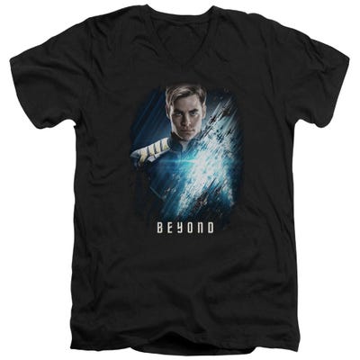 Star Trek Beyond Kirk Poster V-Neck T-Shirt