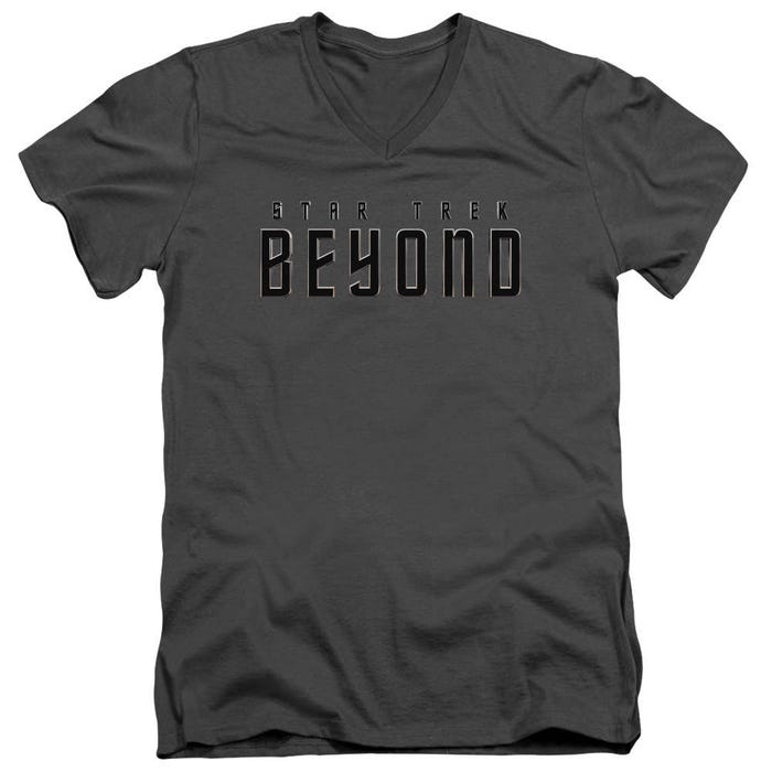 Star Trek Beyond Logo V-Neck T-Shirt