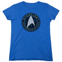 Star Trek Beyond Starfleet Patch Womens T-Shirt