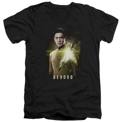 Star Trek Beyond Sulu Poster V-Neck T-Shirt