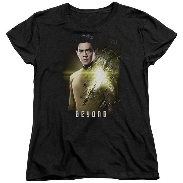 Star Trek Beyond Sulu Poster Womens T-Shirt