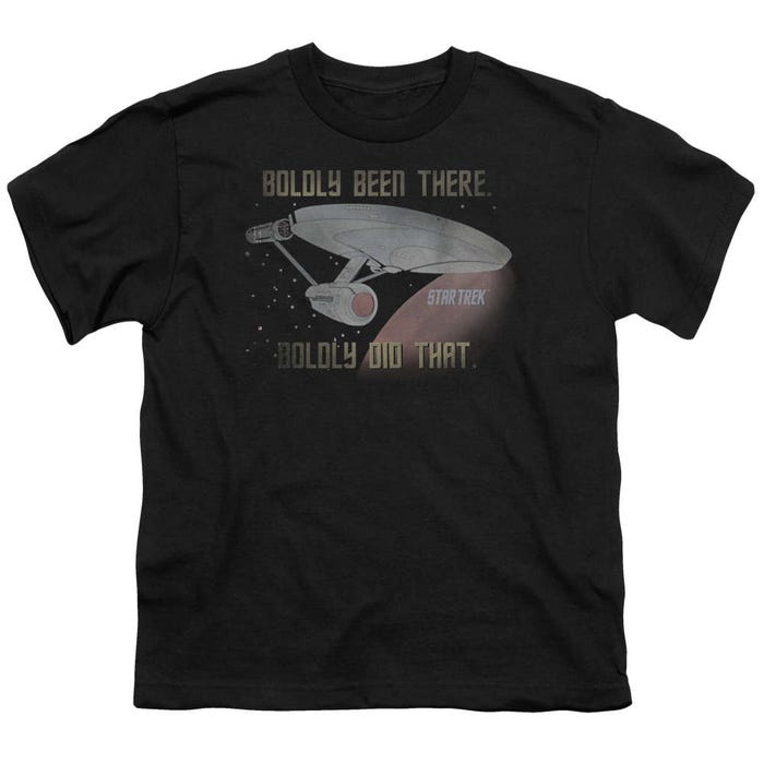 Star Trek Boldly Did That Kids T-Shirt