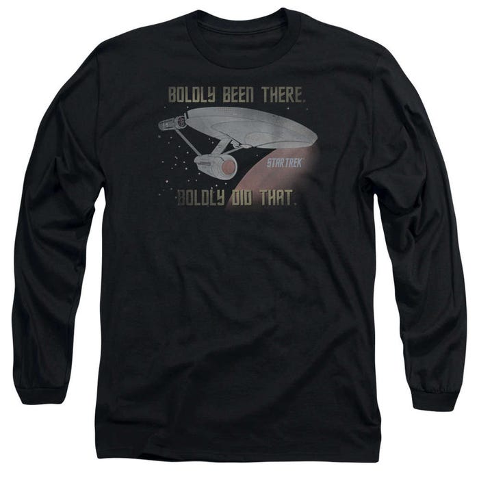 Star Trek Boldly Did That Long Sleeve Shirt