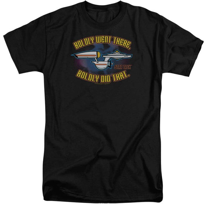 Star Trek Boldy Went There Bold Tall T-Shirt