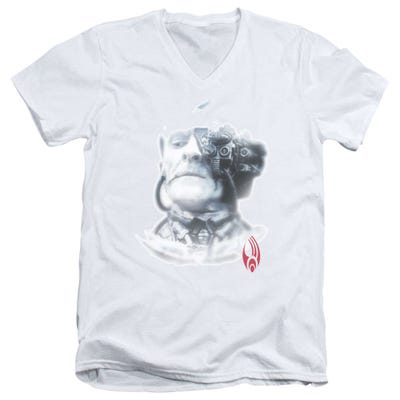 Star Trek Borg Head V-Neck T-Shirt
