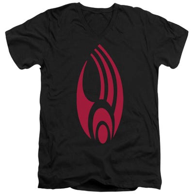 Star Trek Borg Logo V-Neck T-Shirt