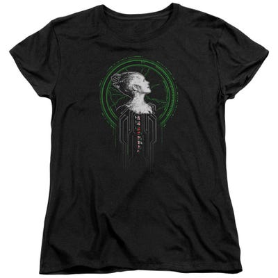 Star Trek Borg Queen Womens T-Shirt